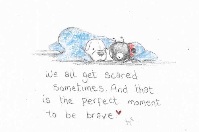 I Made 25 Drawings Of A Ladybug And A Dog And They Share Motivational Quotes About Life I Made 25 Drawings Of A Ladybug And A Dog And They Share Motivational Quotes About Life