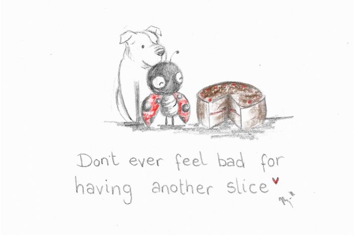 I Made 25 Drawings Of A Ladybug And A Dog And They Share Motivational Quotes About Life I Made 25 Drawings Of A Ladybug And A Dog And They Share Motivational Quotes About Life