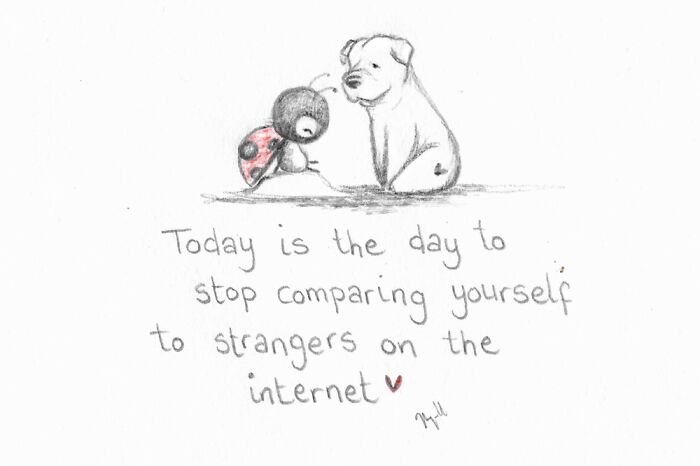 I Made 25 Drawings Of A Ladybug And A Dog And They Share Motivational Quotes About Life I Made 25 Drawings Of A Ladybug And A Dog And They Share Motivational Quotes About Life