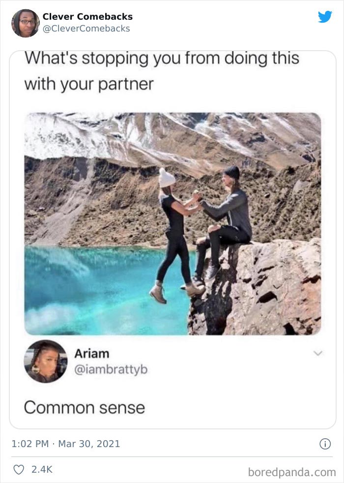 This Twitter Page Documents Only The Most Savage Yet Also Clever Comebacks, And Here’re 30 Of The Best Ones This Twitter Page Documents Only The Most Savage Yet Also Clever Comebacks, And Here’re 30 Of The Best Ones