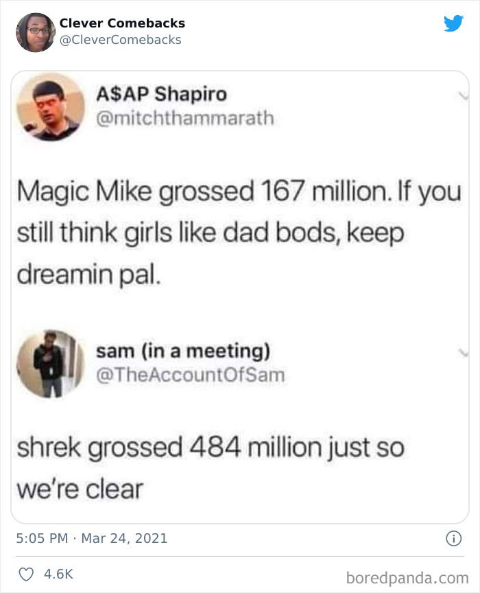 This Twitter Page Documents Only The Most Savage Yet Also Clever Comebacks, And Here’re 30 Of The Best Ones This Twitter Page Documents Only The Most Savage Yet Also Clever Comebacks, And Here’re 30 Of The Best Ones