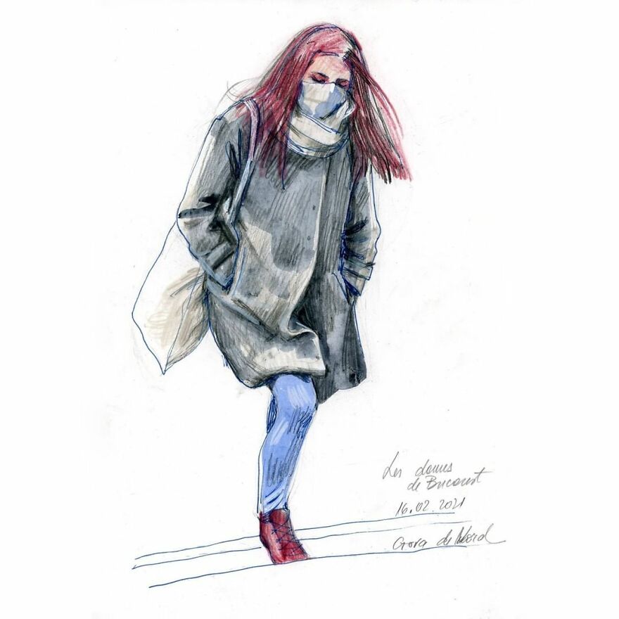 I Do Quick Drawings Of Women On The Streets Of Bucharest (39 Pics) I Do Quick Drawings Of Women On The Streets Of Bucharest (39 Pics)