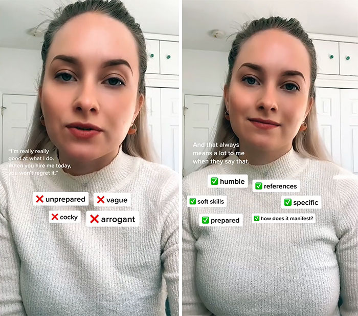 Woman Explains How To Answer Difficult Job Interview Questions Where Many People Fail Woman Explains How To Answer Difficult Job Interview Questions Where Many People Fail