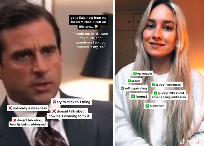 Woman Explains How To Answer Difficult Job Interview Questions Where Many People Fail Woman Explains How To Answer Difficult Job Interview Questions Where Many People Fail