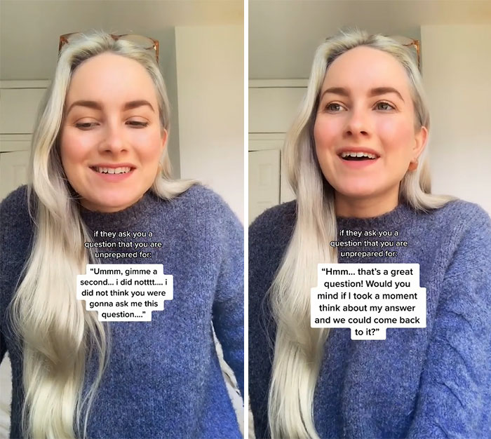 Woman Explains How To Answer Difficult Job Interview Questions Where Many People Fail Woman Explains How To Answer Difficult Job Interview Questions Where Many People Fail