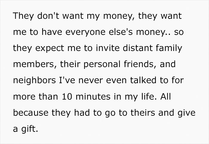 Parents Want To “Collect” Off Of Their Child’s Wedding – She Says No And Family Drama Ensues Parents Want To “Collect” Off Of Their Child’s Wedding – She Says No And Family Drama Ensues