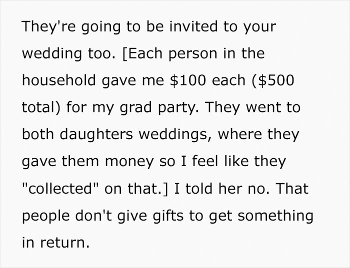 Parents Want To “Collect” Off Of Their Child’s Wedding – She Says No And Family Drama Ensues Parents Want To “Collect” Off Of Their Child’s Wedding – She Says No And Family Drama Ensues