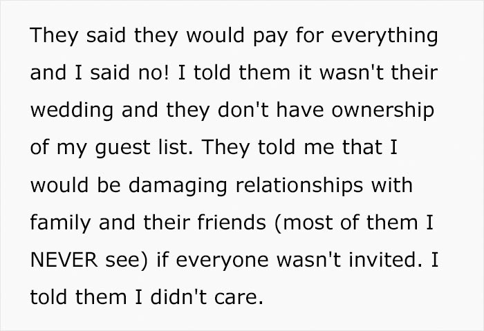 Parents Want To “Collect” Off Of Their Child’s Wedding – She Says No And Family Drama Ensues Parents Want To “Collect” Off Of Their Child’s Wedding – She Says No And Family Drama Ensues