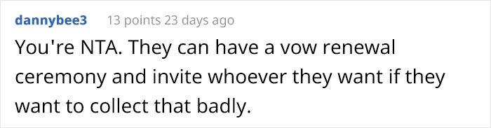 Parents Want To “Collect” Off Of Their Child’s Wedding – She Says No And Family Drama Ensues Parents Want To “Collect” Off Of Their Child’s Wedding – She Says No And Family Drama Ensues