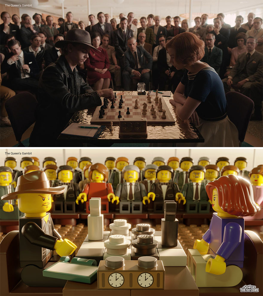 Digital Artists Recreate Scenes From 8 Netflix Shows In LEGO And Some Of Them Would Cost Up To $1000 In Real Life