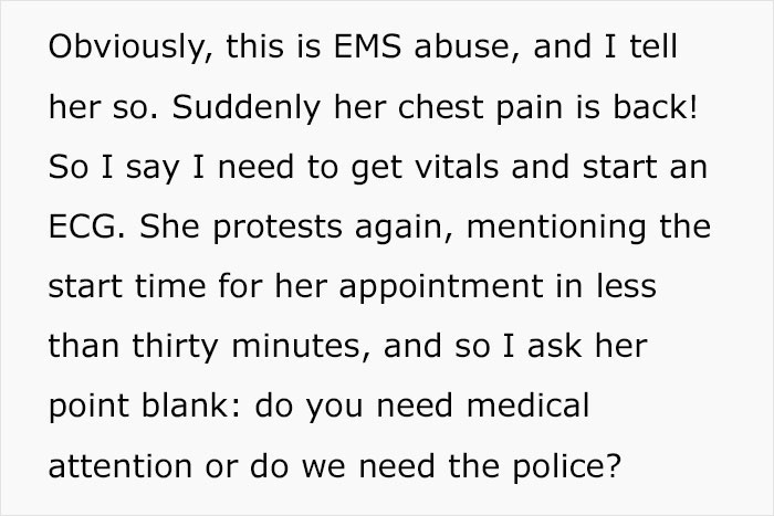 Woman Calls 911, Tells Medics She Wants To Use Their Ambulance As An Uber – They Decide To Teach Her A Lesson Woman Calls 911, Tells Medics She Wants To Use Their Ambulance As An Uber – They Decide To Teach Her A Lesson
