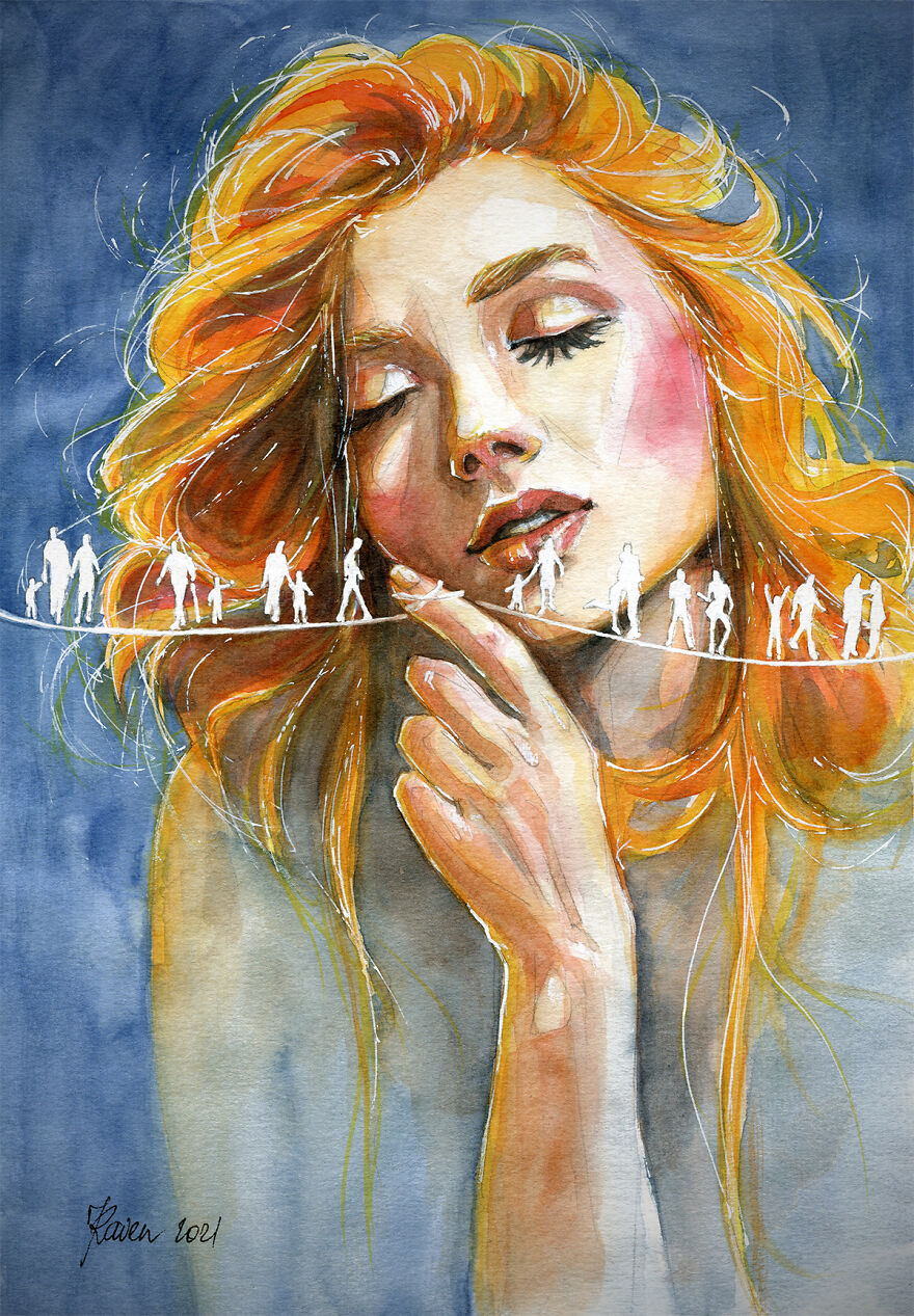 I Create My Own World In My Fantasy Paintings (62 Pics)