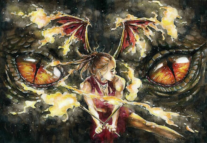 I Create My Own World In My Fantasy Paintings (62 Pics)