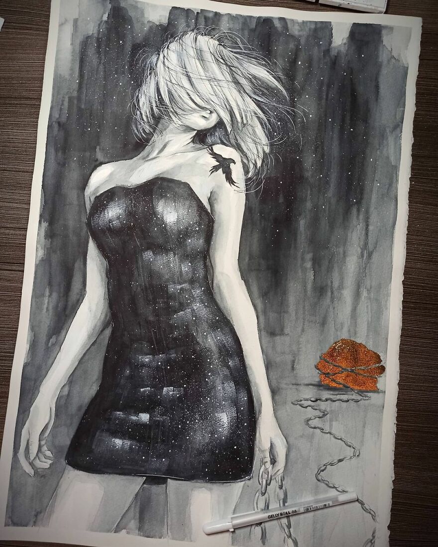 I Create My Own World In My Fantasy Paintings (62 Pics)