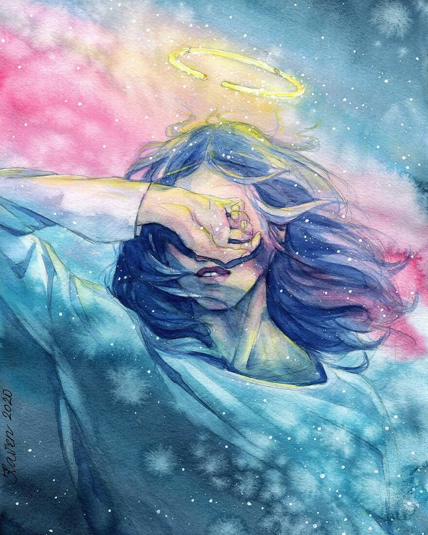 I Create My Own World In My Fantasy Paintings (62 Pics)