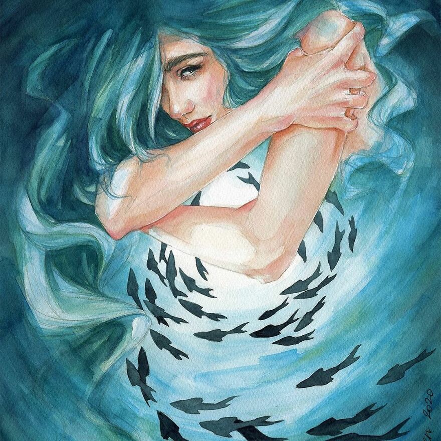 I Create My Own World In My Fantasy Paintings (62 Pics)