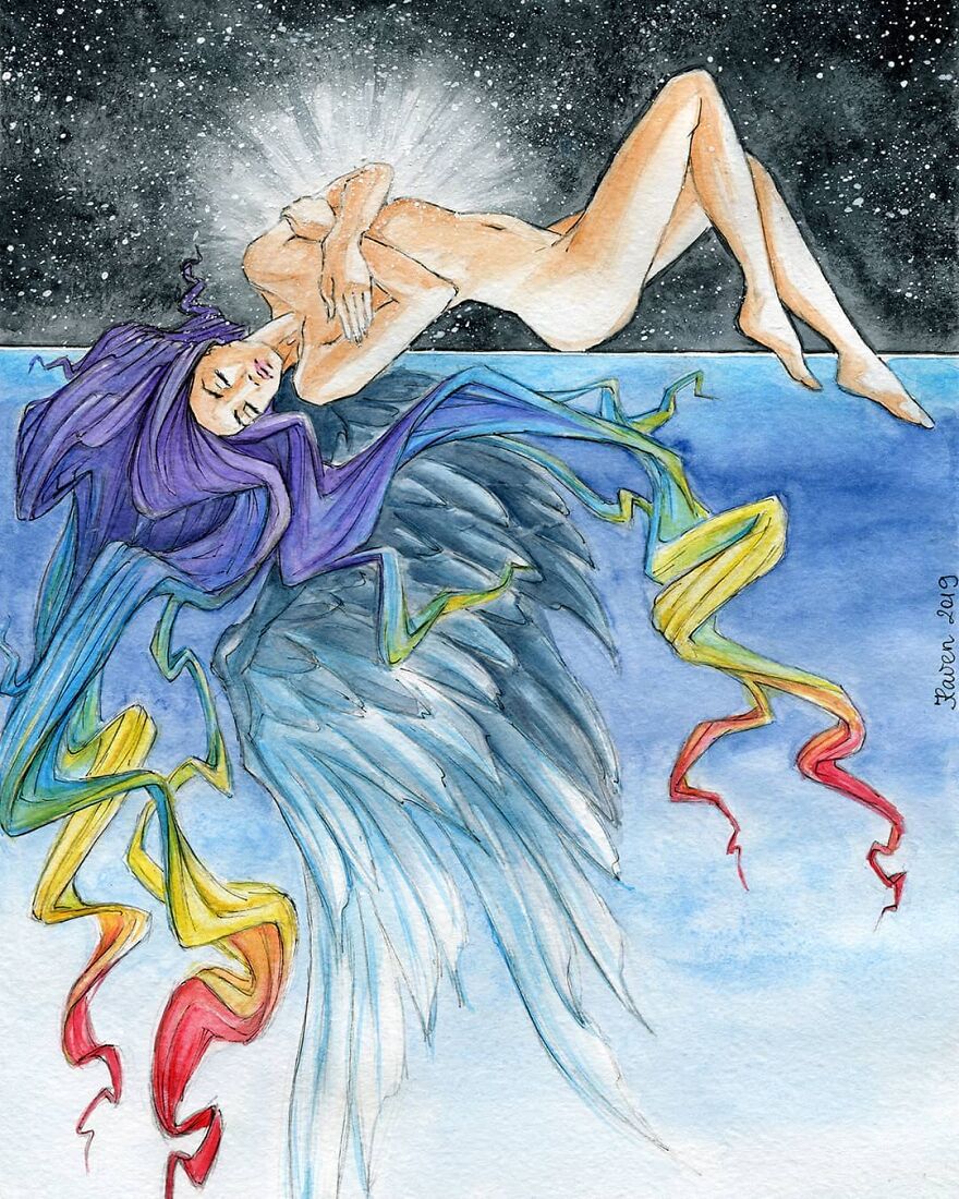 I Create My Own World In My Fantasy Paintings (62 Pics)