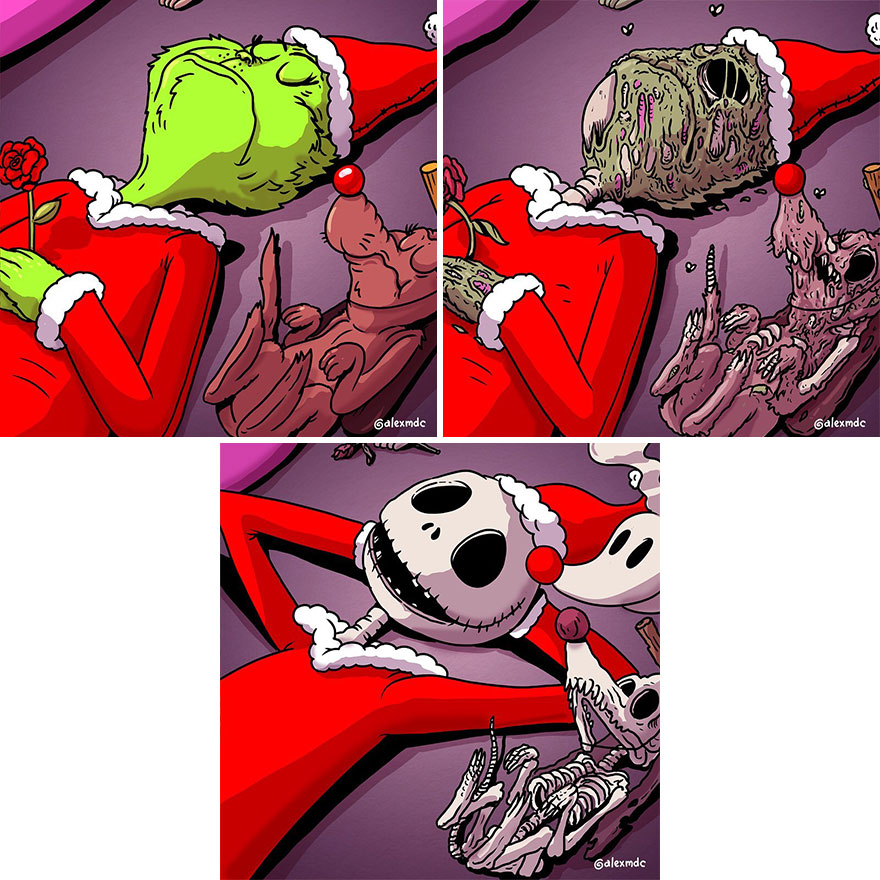 Artist &#8216;Uncovers&#8217; The Disturbing Behind-The-Scenes Of Popular Characters (30 New Pics)