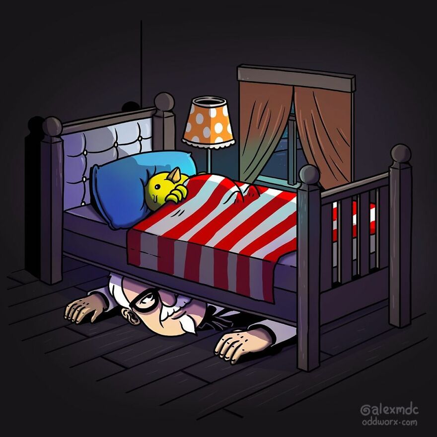 Artist &#8216;Uncovers&#8217; The Disturbing Behind-The-Scenes Of Popular Characters (30 New Pics)