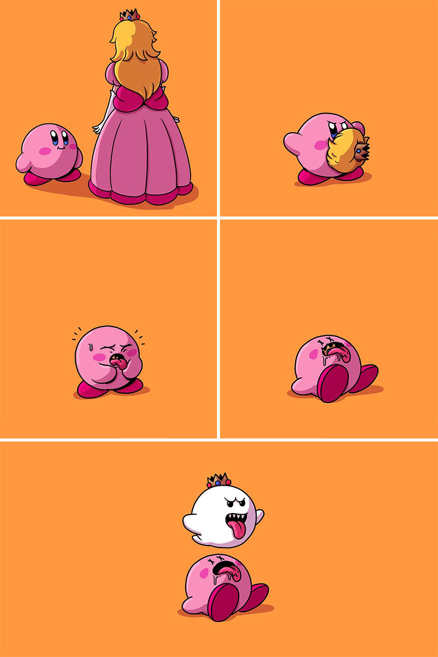 Artist ‘Uncovers’ The Disturbing Behind-The-Scenes Of Popular Characters (30 New Pics)