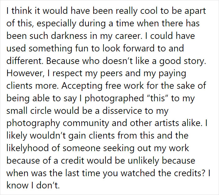 Photographer Shares Screenshots From Netflix’s ‘Love Is Blind’ Producer Who Offers Her Unpaid Work To Shoot 5 Weddings Photographer Shares Screenshots From Netflix’s ‘Love Is Blind’ Producer Who Offers Her Unpaid Work To Shoot 5 Weddings