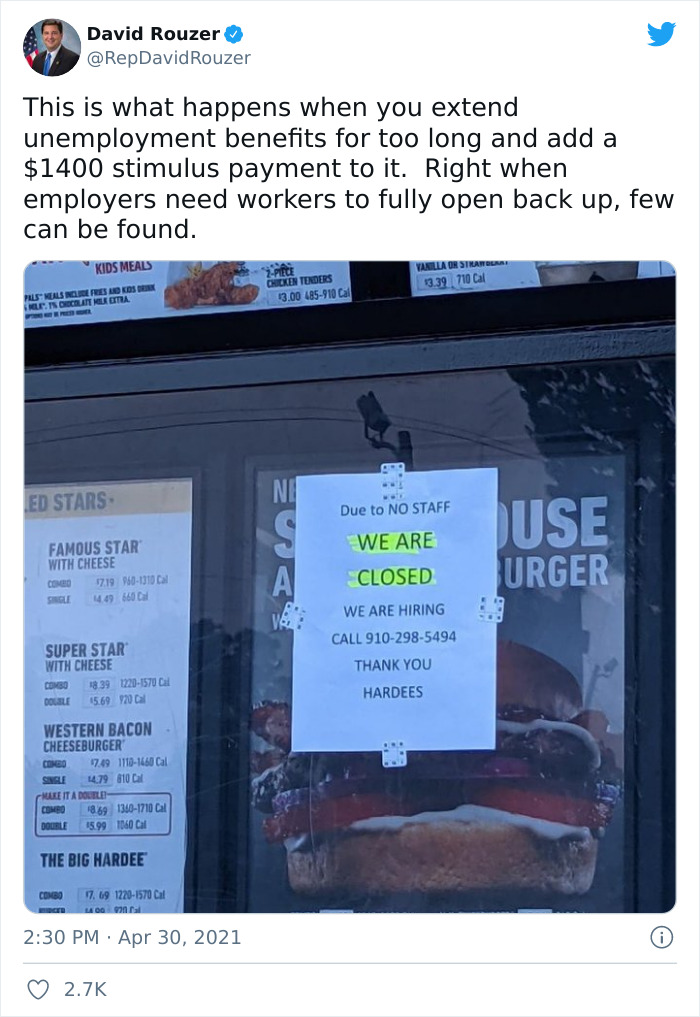 People On Twitter Are Debating About Minimum Wage And Working Conditions After A Post About Closed Fast-Food Place Goes Viral People On Twitter Are Debating About Minimum Wage And Working Conditions After A Post About Closed Fast-Food Place Goes Viral