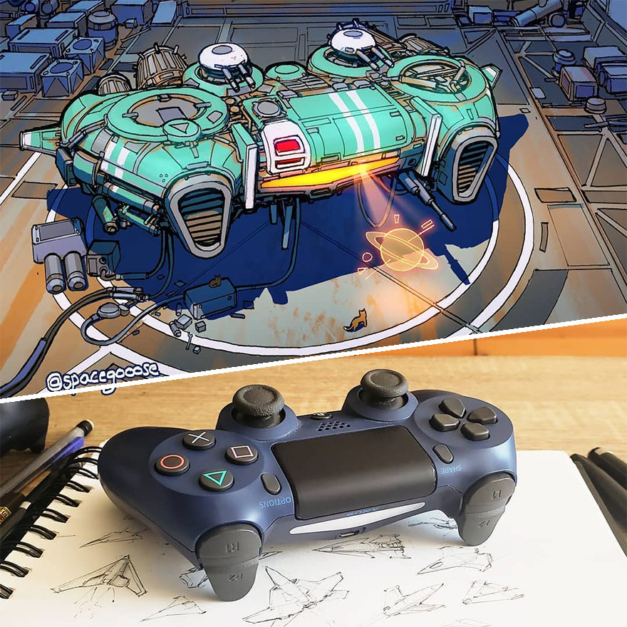 Artist Turns Everyday Things Into Spaceships, And The Result Is Out Of This World (23 New Pics) Artist Turns Everyday Things Into Spaceships, And The Result Is Out Of This World (23 New Pics)