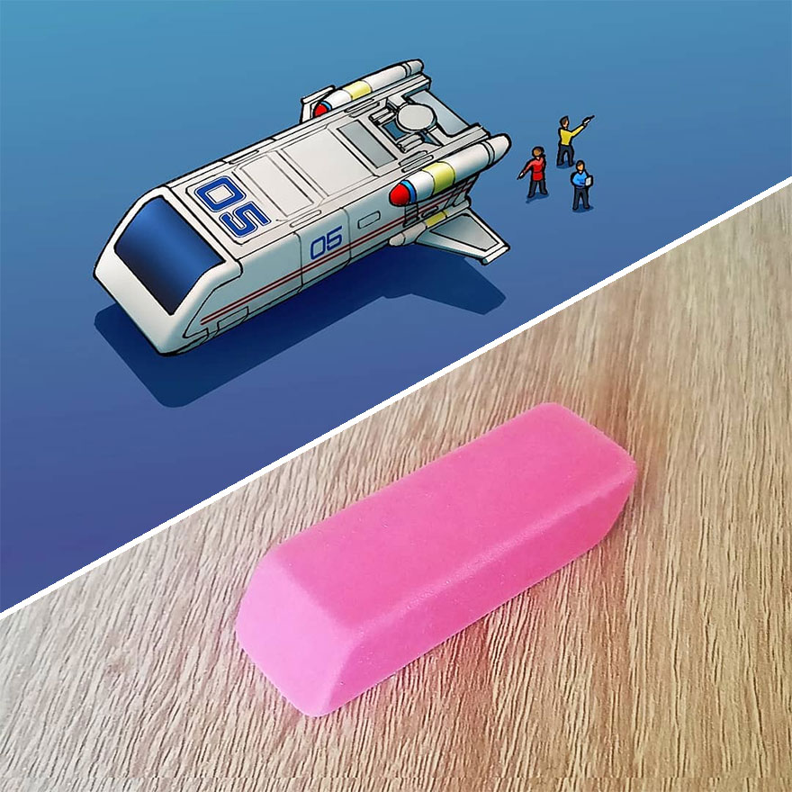 Artist Turns Everyday Things Into Spaceships, And The Result Is Out Of This World (23 New Pics) Artist Turns Everyday Things Into Spaceships, And The Result Is Out Of This World (23 New Pics)