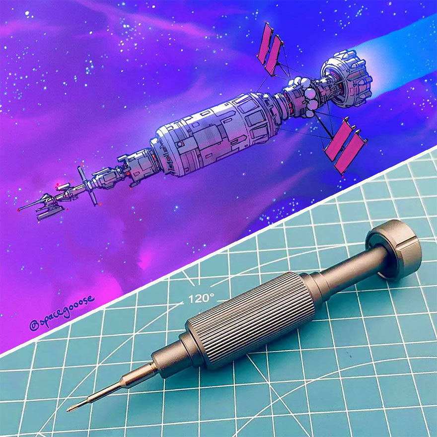 Artist Turns Everyday Things Into Spaceships, And The Result Is Out Of This World (23 New Pics) Artist Turns Everyday Things Into Spaceships, And The Result Is Out Of This World (23 New Pics)
