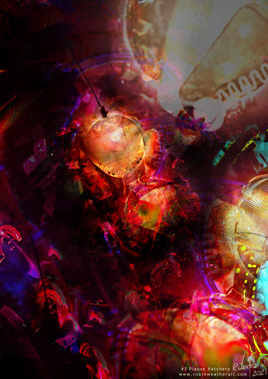 The Visitors: My Digital Psychedelic Paintings Of Aliens Based On Feelings And Interpretations Of Space News Articles The Visitors: My Digital Psychedelic Paintings Of Aliens Based On Feelings And Interpretations Of Space News Articles