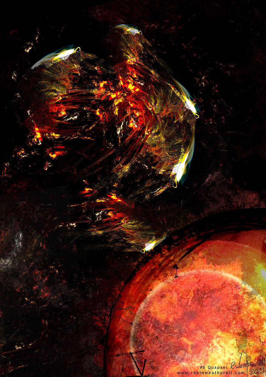 The Visitors: My Digital Psychedelic Paintings Of Aliens Based On Feelings And Interpretations Of Space News Articles The Visitors: My Digital Psychedelic Paintings Of Aliens Based On Feelings And Interpretations Of Space News Articles