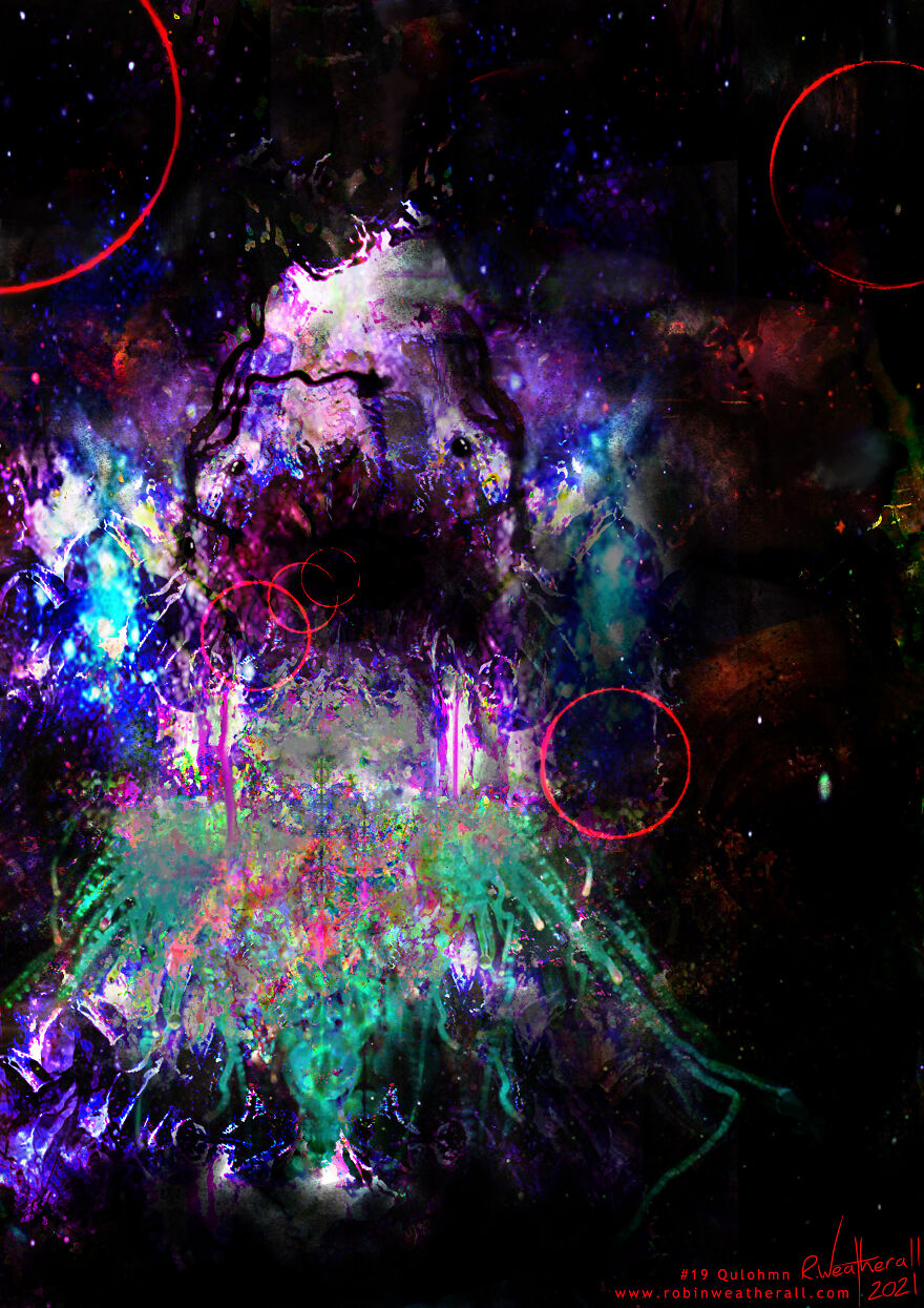 The Visitors: My Digital Psychedelic Paintings Of Aliens Based On Feelings And Interpretations Of Space News Articles The Visitors: My Digital Psychedelic Paintings Of Aliens Based On Feelings And Interpretations Of Space News Articles