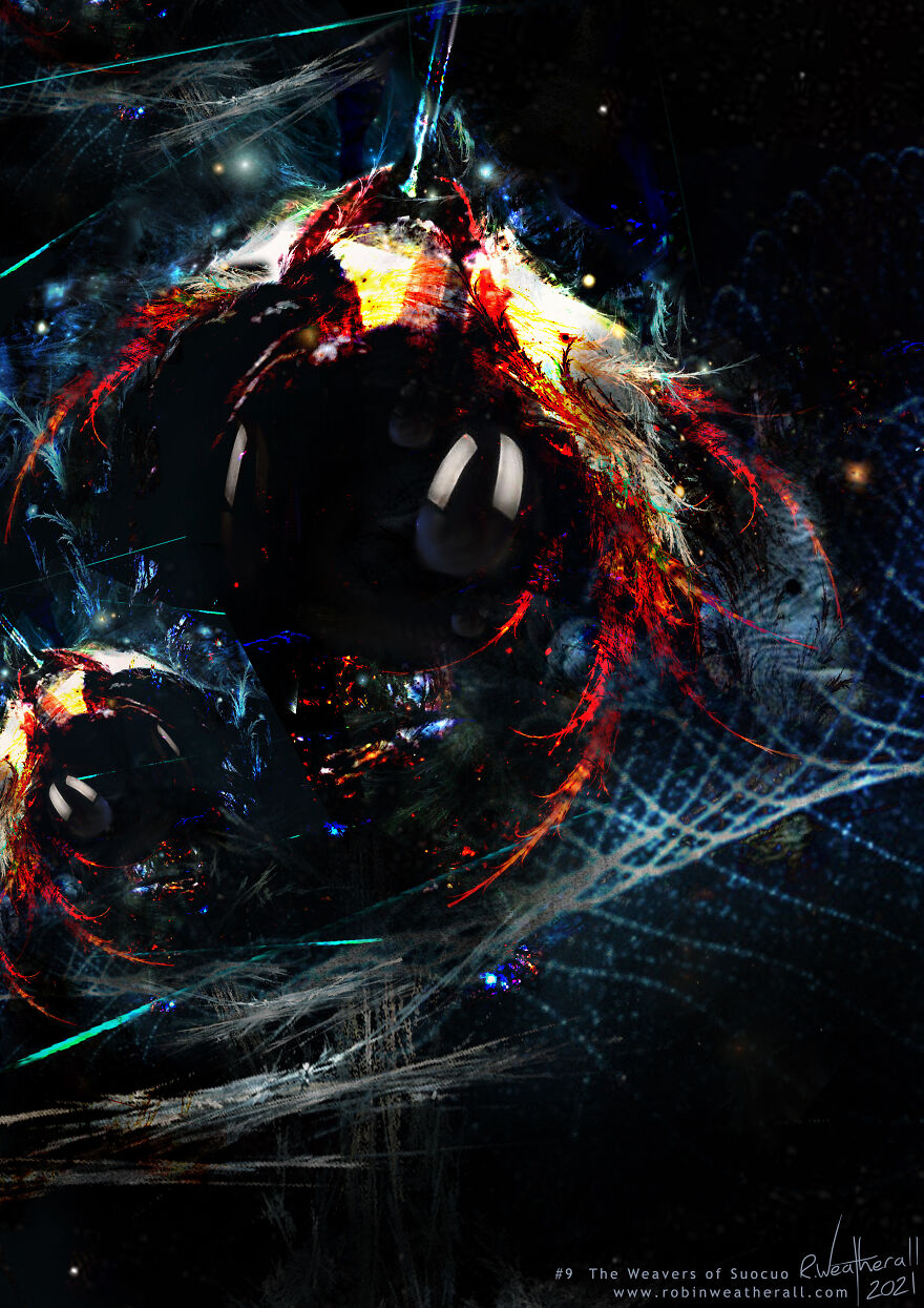 The Visitors: My Digital Psychedelic Paintings Of Aliens Based On Feelings And Interpretations Of Space News Articles The Visitors: My Digital Psychedelic Paintings Of Aliens Based On Feelings And Interpretations Of Space News Articles