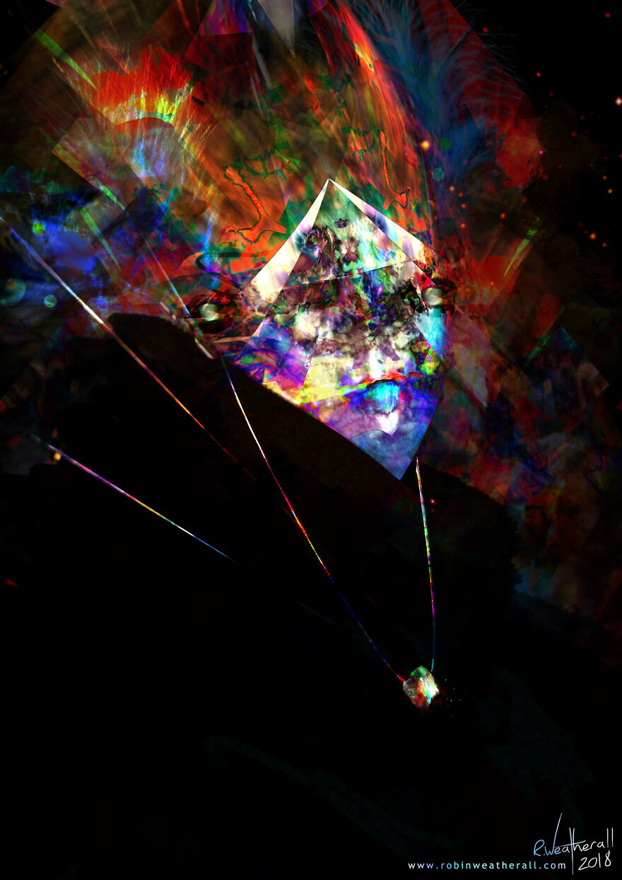 The Visitors: My Digital Psychedelic Paintings Of Aliens Based On Feelings And Interpretations Of Space News Articles The Visitors: My Digital Psychedelic Paintings Of Aliens Based On Feelings And Interpretations Of Space News Articles