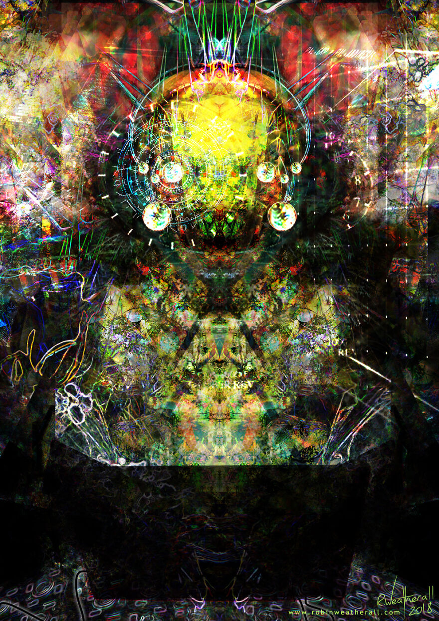 The Visitors: My Digital Psychedelic Paintings Of Aliens Based On Feelings And Interpretations Of Space News Articles The Visitors: My Digital Psychedelic Paintings Of Aliens Based On Feelings And Interpretations Of Space News Articles