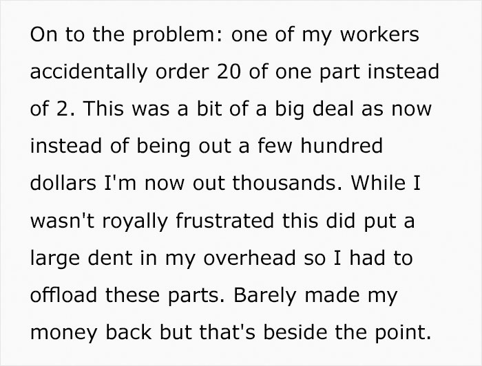 Man Sees His Wife Berating His Employee Who Made A Mistake, Reminds Her She’s “Not The Boss” And Tells Her To Leave