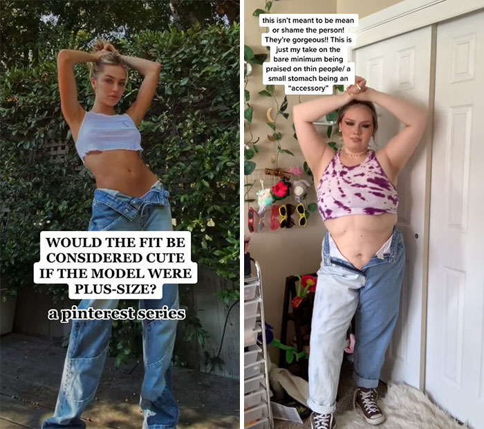 Woman Recreates Outfits To Show The Double Standards Of Fashion Trends, But Not Everyone’s Convinced Woman Recreates Outfits To Show The Double Standards Of Fashion Trends, But Not Everyone’s Convinced
