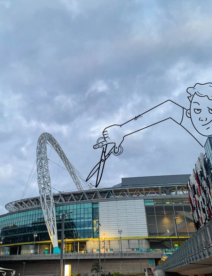 I Take The Pictures Around London And Make Illustrations On Top Of Them To Transform Them Into Something New (12 Pics) I Take The Pictures Around London And Make Illustrations On Top Of Them To Transform Them Into Something New (12 Pics)