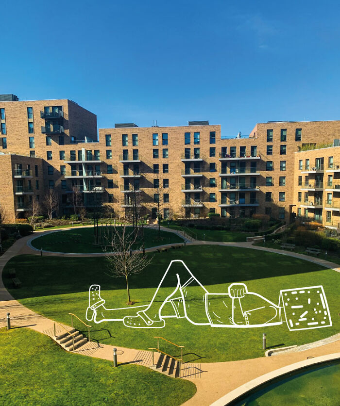 I Take The Pictures Around London And Make Illustrations On Top Of Them To Transform Them Into Something New (12 Pics) I Take The Pictures Around London And Make Illustrations On Top Of Them To Transform Them Into Something New (12 Pics)