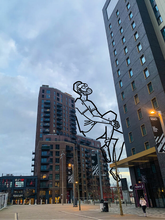 I Take The Pictures Around London And Make Illustrations On Top Of Them To Transform Them Into Something New (12 Pics) I Take The Pictures Around London And Make Illustrations On Top Of Them To Transform Them Into Something New (12 Pics)