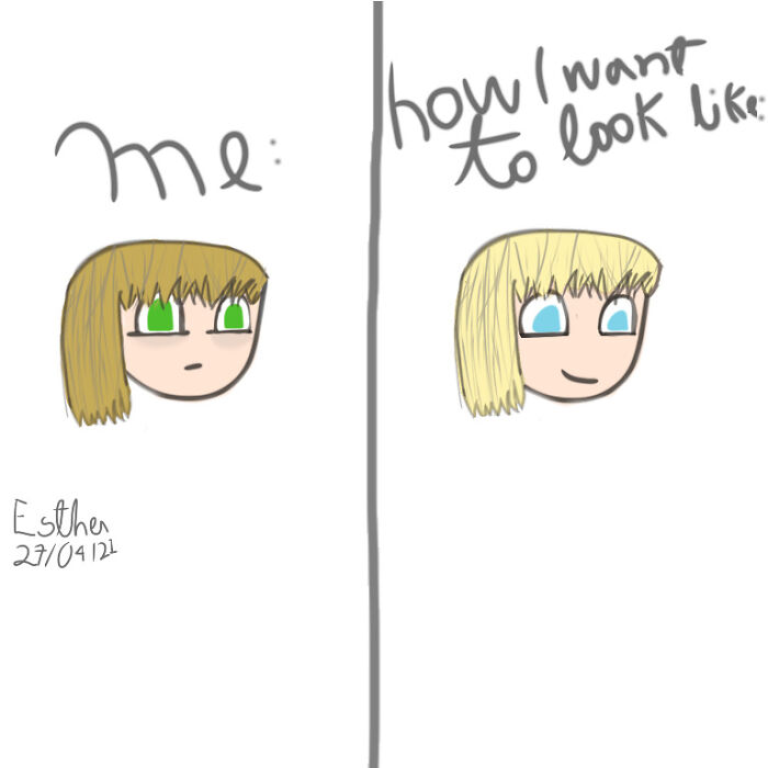 Hey Pandas, Draw Yourself And Then Draw What You Want To Look Like (Closed) Hey Pandas, Draw Yourself And Then Draw What You Want To Look Like (Closed)