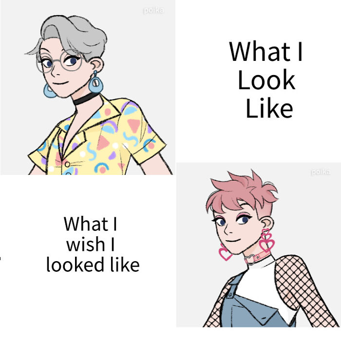 Hey Pandas, Draw Yourself And Then Draw What You Want To Look Like (Closed) Hey Pandas, Draw Yourself And Then Draw What You Want To Look Like (Closed)