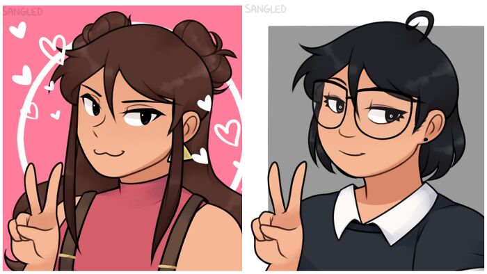 Hey Pandas, Draw Yourself And Then Draw What You Want To Look Like (Closed) Hey Pandas, Draw Yourself And Then Draw What You Want To Look Like (Closed)