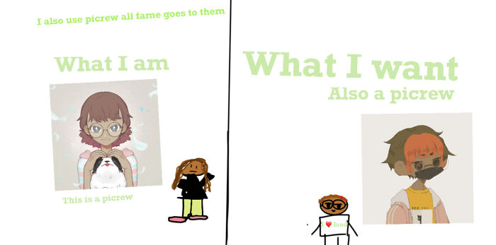 Hey Pandas, Draw Yourself And Then Draw What You Want To Look Like (Closed) Hey Pandas, Draw Yourself And Then Draw What You Want To Look Like (Closed)