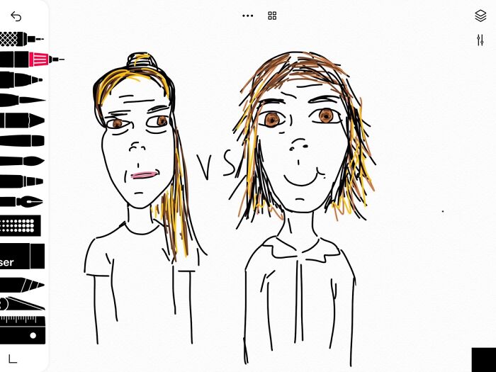 Hey Pandas, Draw Yourself And Then Draw What You Want To Look Like (Closed) Hey Pandas, Draw Yourself And Then Draw What You Want To Look Like (Closed)