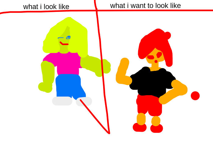 Hey Pandas, Draw Yourself And Then Draw What You Want To Look Like (Closed) Hey Pandas, Draw Yourself And Then Draw What You Want To Look Like (Closed)