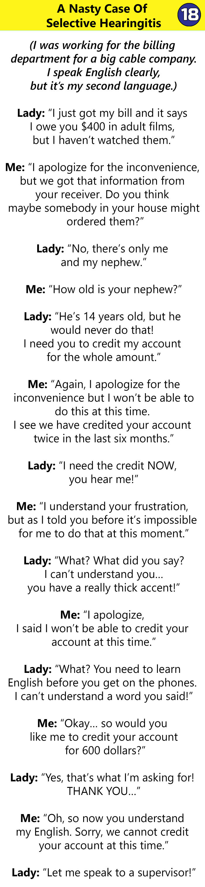 You Think Your Job Sucks? Then Take A Look At These 40 Employee Conversations With Clients From Hell (New Pics) You Think Your Job Sucks? Then Take A Look At These 40 Employee Conversations With Clients From Hell (New Pics)