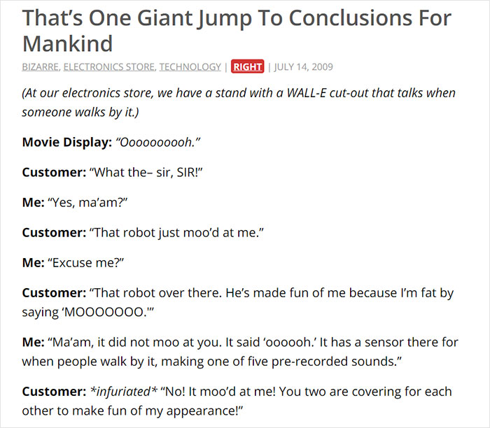 You Think Your Job Sucks? Then Take A Look At These 40 Employee Conversations With Clients From Hell (New Pics) You Think Your Job Sucks? Then Take A Look At These 40 Employee Conversations With Clients From Hell (New Pics)