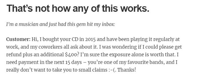 You Think Your Job Sucks? Then Take A Look At These 40 Employee Conversations With Clients From Hell (New Pics) You Think Your Job Sucks? Then Take A Look At These 40 Employee Conversations With Clients From Hell (New Pics)