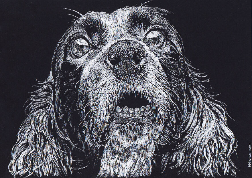 My White Gel Pen Drawings My White Gel Pen Drawings